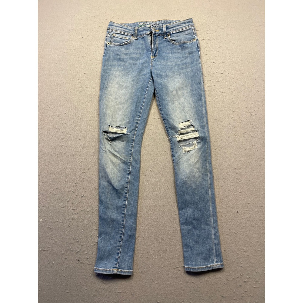 Gap Kids Jeans Cotton Blend Light Wash Blue Size 12 W27 Regular Girls